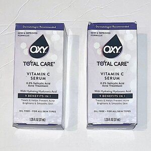2 Oxy Total Care Vitamin C Serum Acne Treatment, Exp 11/2025
